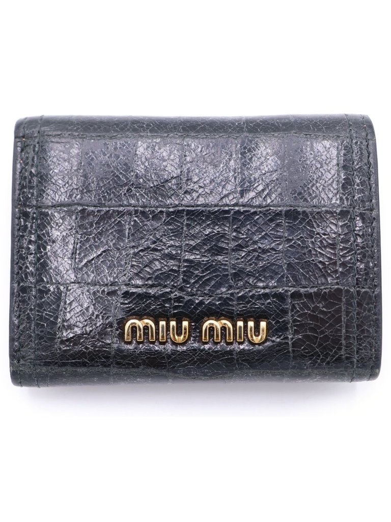 Miu Miu Croco Wallet